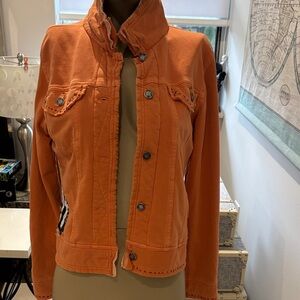 Celine Tangerine Denim Jacket
